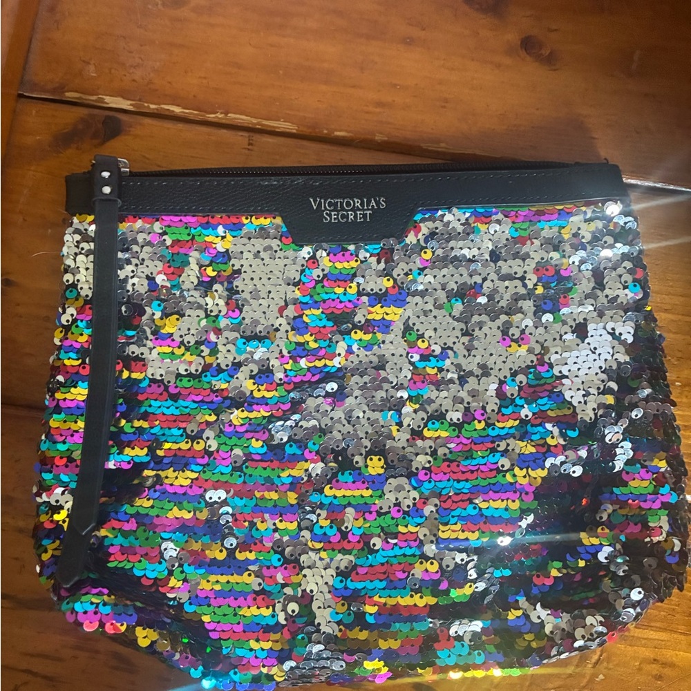 Victoria's Secret Sequin Makeup bag